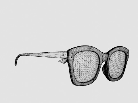 Dior - DIORIZON2 0T7 Sunglasses 3D Model