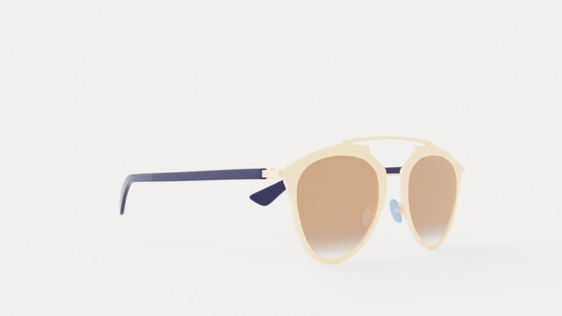 Dior - Reflected 321 Sunglasses 3D 모델 .c4d .max .obj .3ds .fbx .stl .blend