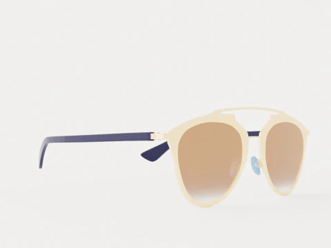 Dior - Kacamata 321 Tercermin Model 3D