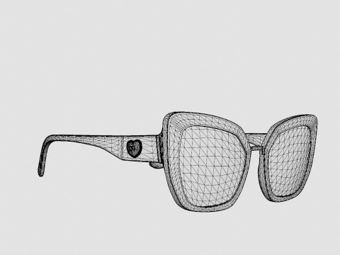 Dolce and Gabbana - 0DG4359 52 Sunglasses 3D-Modell