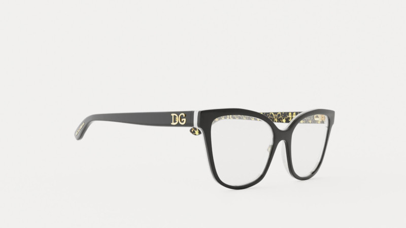Dolce and Gabbana - DG3321 3215 Glasses 3D Model .c4d .max .obj .3ds .fbx .stl .blend