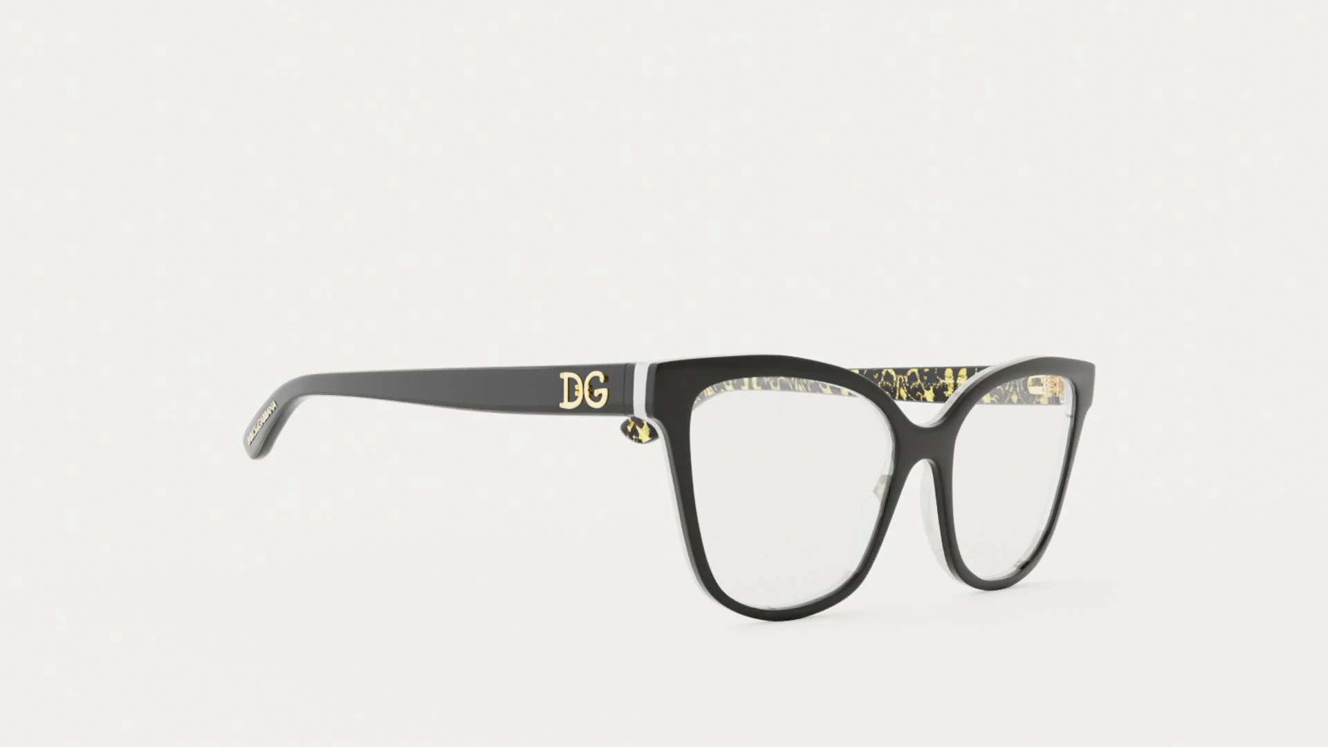 Dolce and Gabbana - DG3321 3215 Glasses 3D Model .c4d .max .obj .3ds .fbx .stl .blend 