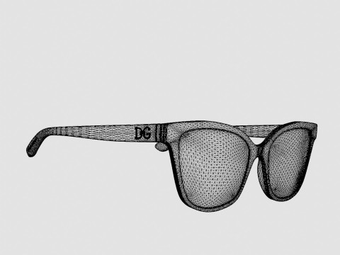 Dolce and Gabbana - DG3321 3215 Glasses 3D Model