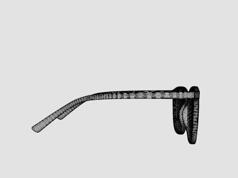 EOE EYEWEAR - Bergglim 52 Honey Glasses 3D Model