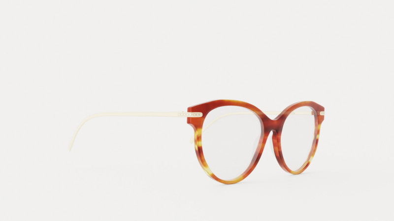 EOE EYEWEAR - Fredrika 53 Honey Glasses 3D Model .c4d .max .obj .3ds .fbx .stl .blend