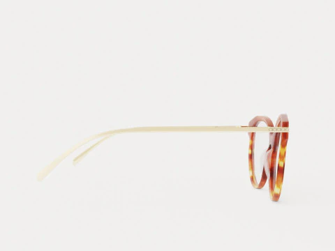 EOE EYEWEAR - Fredrika 53 Honey Glasses 3D Model