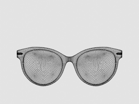 EOE EYEWEAR - Fredrika 53 Honey Glasses 3D Model