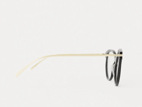 EOE EYEWEAR - Fredrika 53 Northern Black Glasses 3D Model