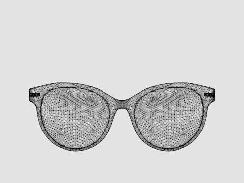 EOE EYEWEAR - Fredrika 53 Northern Black Glasses Model 3D