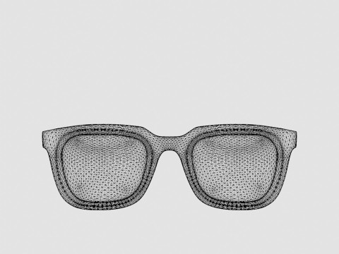 EOE EYEWEAR - He 49 Northern Black Glasses 3D Model