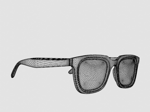 EOE EYEWEAR - He 49 Northern Black Glasses 3D Model