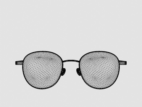 EOE EYEWEAR - Tavelsja Iron Glasses 3D Model