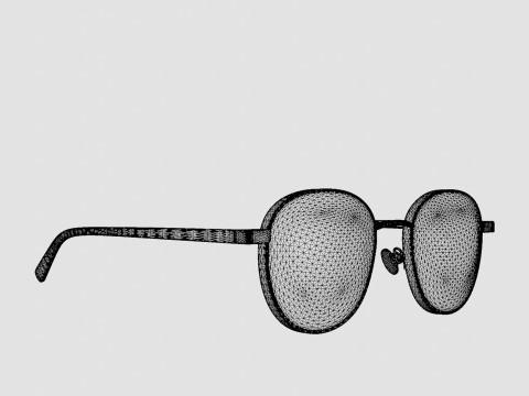 EOE EYEWEAR - Tavelsja Iron Glasses 3D Model