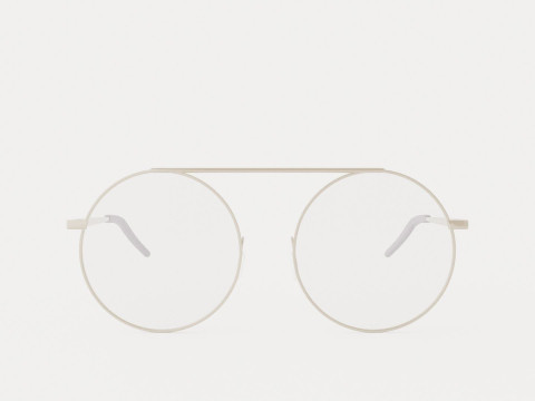 Eco - Antibes Silver Glasses Modello 3D