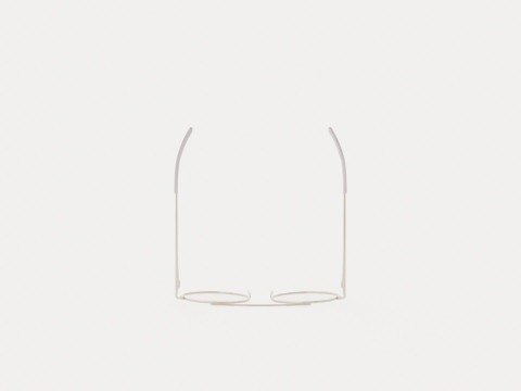 Eco - Antibes Silver Glasses Modello 3D