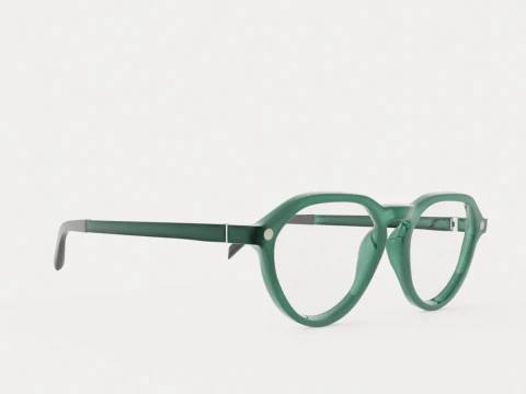 Eco - Arve Green Glasses 3D Model