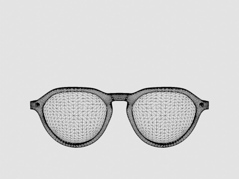 Eco - Arve Green Glasses Model 3D