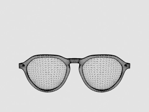 Eco - Arve Green Glasses 3D Model
