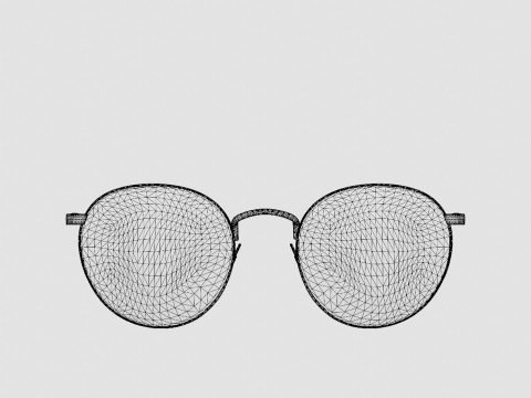 Eco - BELIZE GOLD Sunglasses 3D Model
