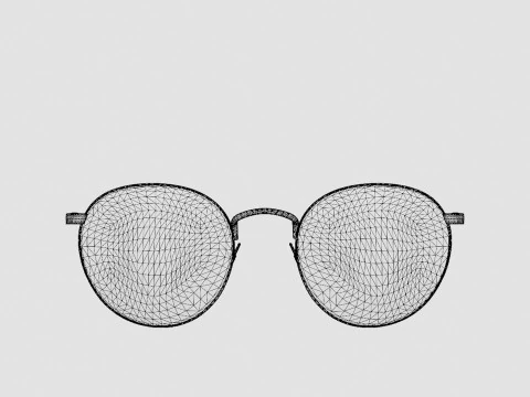 Eco - &Oacute;culos de sol BELIZE GOLD Modelo 3D