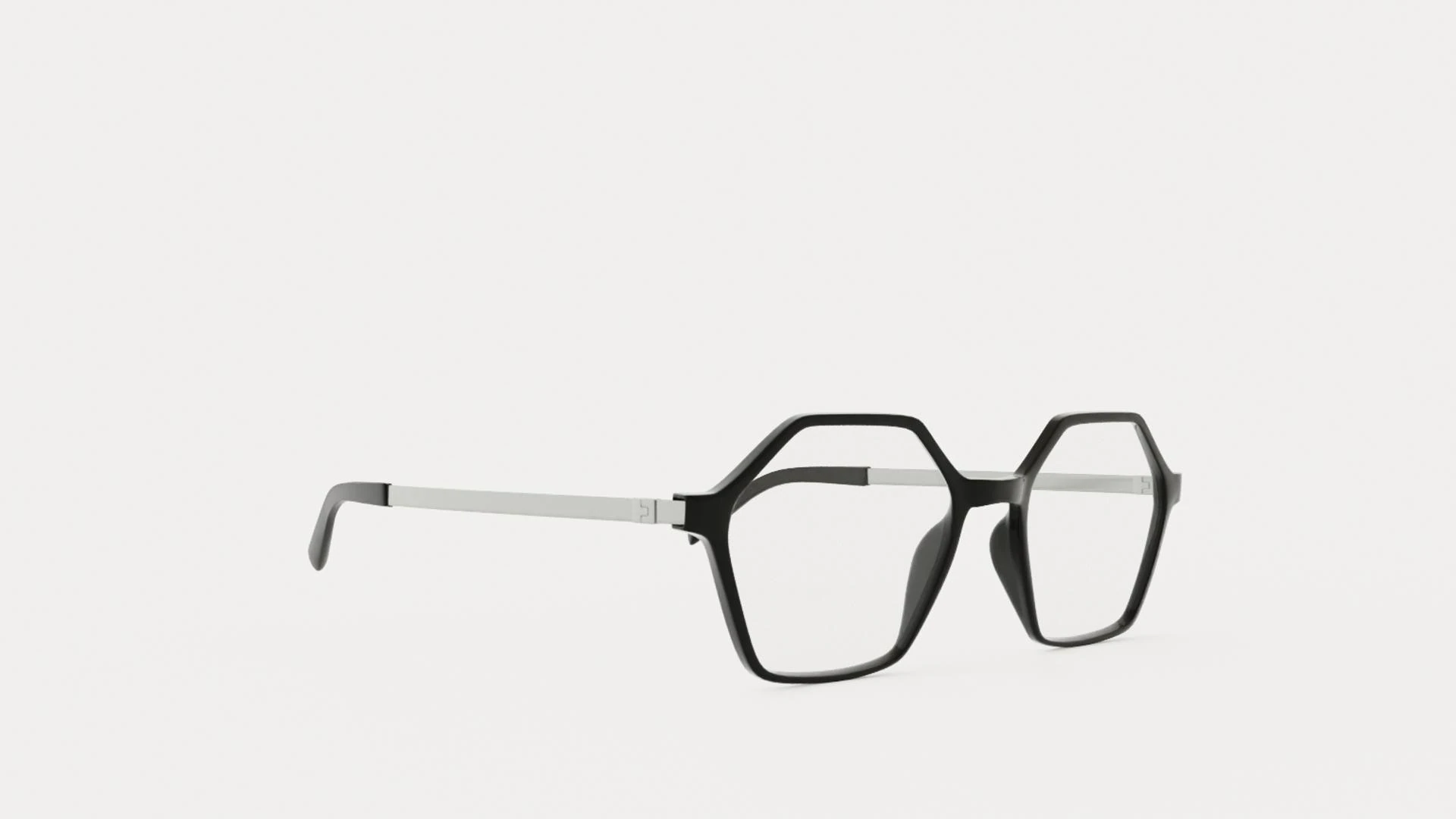 Eco - Gail Black Glasses 3D Model .c4d .max .obj .3ds .fbx .stl .blend 