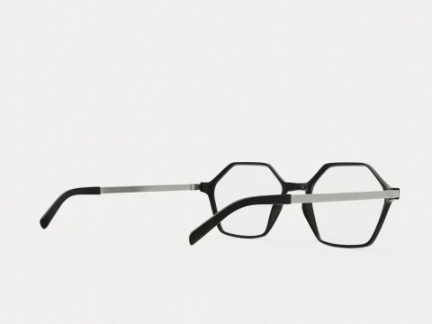 Eco - Gail Black Glasses 3D Model