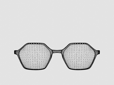 Eco - Gail Pink Coral Glasses Modelo 3D