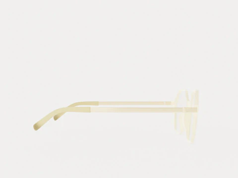 Eco - Gail Vanilla Glasses 3D Model