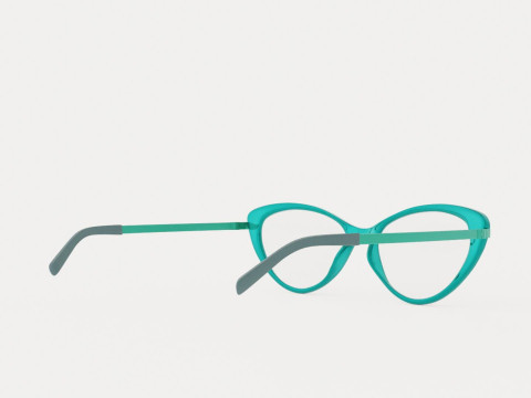 Eco - Iona Turquoise Glasses 3D 모델