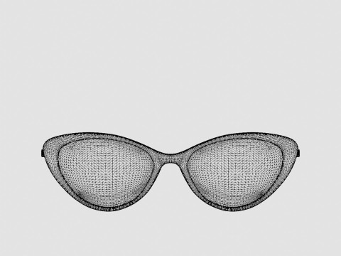 Eco - Iona Turquoise Glasses 3D 모델
