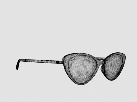 Eco - Iona Turquoise Glasses 3D 모델