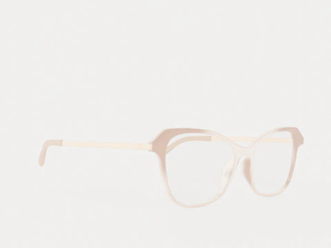 Occhiali Eco - Loa Rosa Cipria Modello 3D