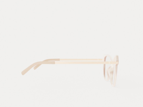 Eco - Loa Powder Pink Glasses 3D Model