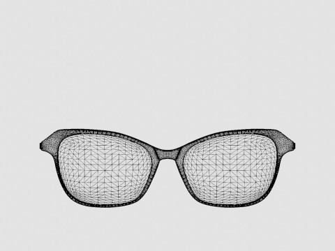 Eco - Loa Powder Pink Glasses 3D Model