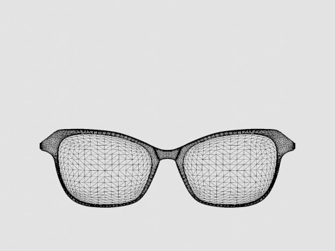 Eco - Loa Powder Pink Glasses 3D Model