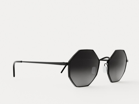 Eco - MACAU BLK Sunglasses 3D Model
