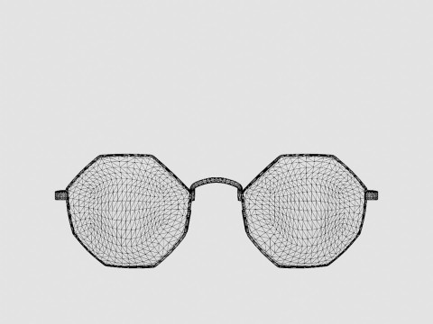 Eco - MACAU BLK Sunglasses Model 3D