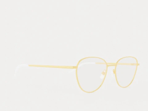 Eco - Manila Gold Glasses 3D Model