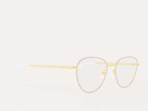 Eco - Manila Lavander Gold Glasses 3D-Modell