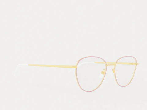 Эко - Золотые очки Manila Lavander 3D Модель