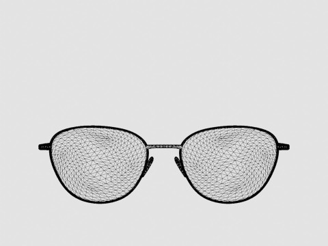 Eco - Manila Lavander Gold Glasses Modèle 3D