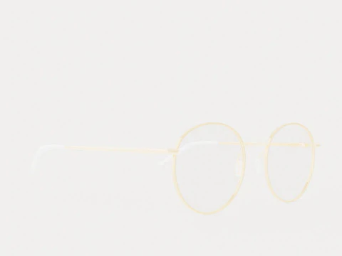 Eco - Marseille Gold Glasses 3D Model