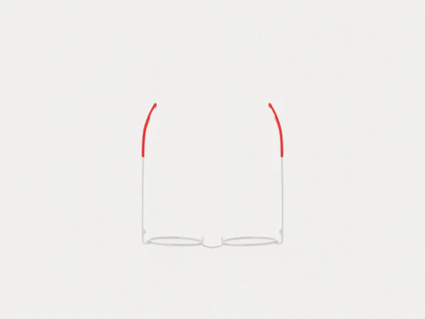 Eco - Marseille Red Glasses 3D Model