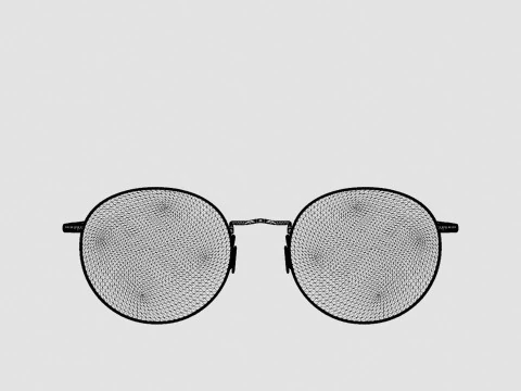 Eco - Marseille Red Glasses 3D Model
