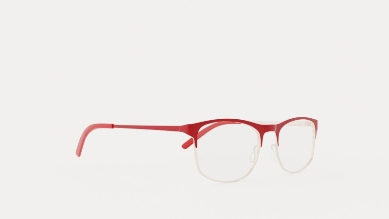 Eco - Maya Matte Burgundy Glasses 3D Model .c4d .max .obj .3ds .fbx .stl .blend