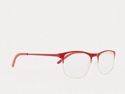 &Ouml;ko - Maya Matte Burgunderrote Gl&auml;ser 3D Modell