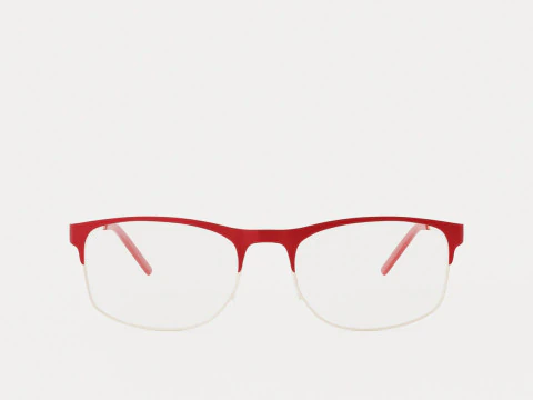 Eco - Maya Matte Burgundy Glasses 3D Model
