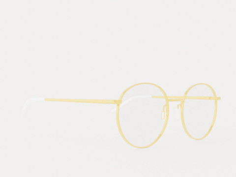 Eco - Naples Gold Glasses 3D Model