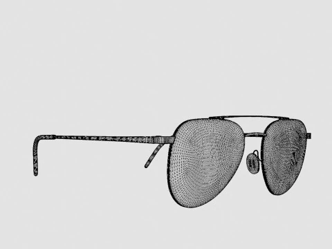 Eco - NASSAU GRNG Sunglasses 3D Model