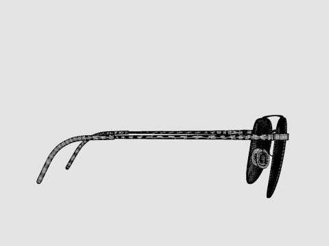 Eco - NASSAU GRNG Sunglasses 3D Model
